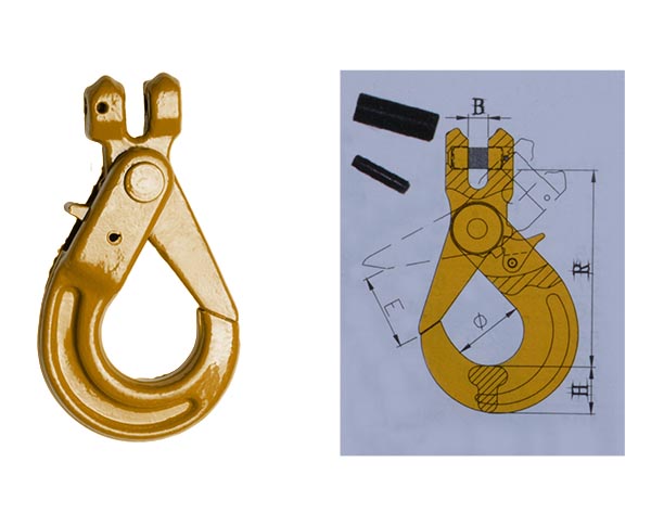 G80 European Type Clevis Self-Locking Hook（TH-82）