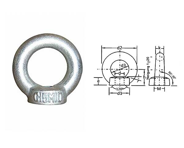 JTR-BN05 DIN582 Ringr Nut